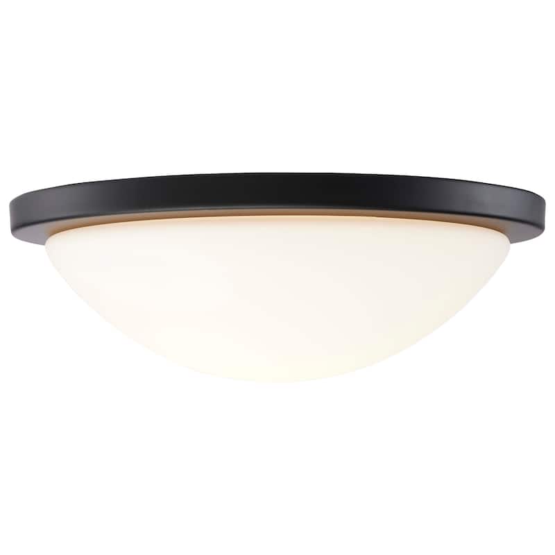 Nuvo Lighting 62/1943 Button 14" Wide LED Flush Mount Bowl Ceiling