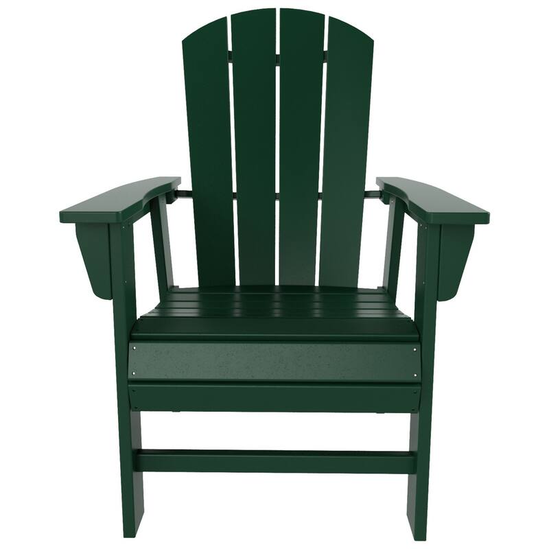 Polytrends Laguna Casual Upright Adirondack Chair (Set of 2)