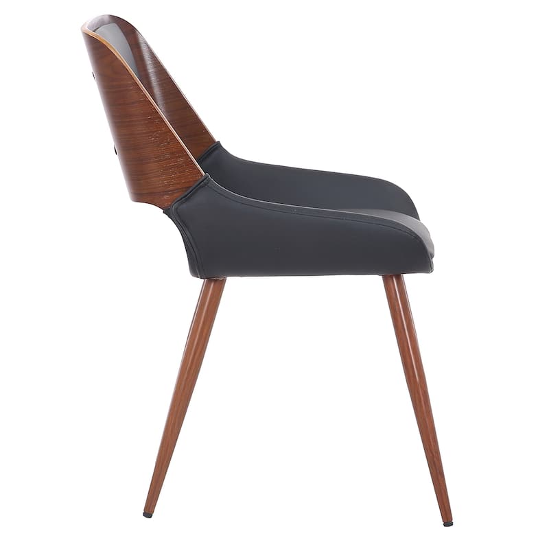 Mid-Century Modern Fabric Side Chair