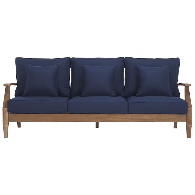 SAFAVIEH Couture Martinique Wood Patio Sofa