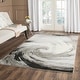 preview thumbnail 16 of 39, SAFAVIEH Evoke Tambra Abstract Swirl Rug 3' x 5' - Cream/Dark Grey - Rectangle
