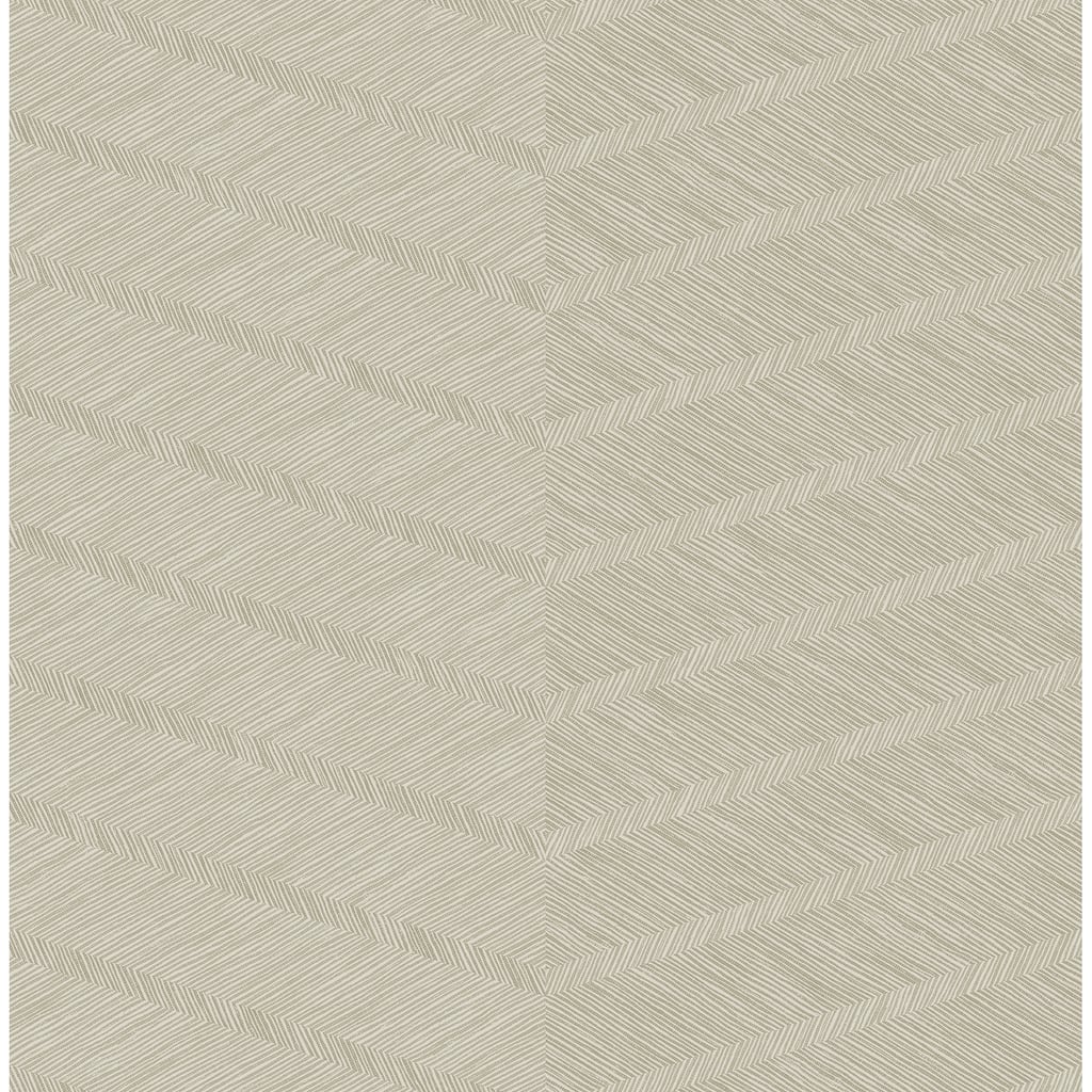 Scott Living Aspen Champagne Chevron Wallpaper