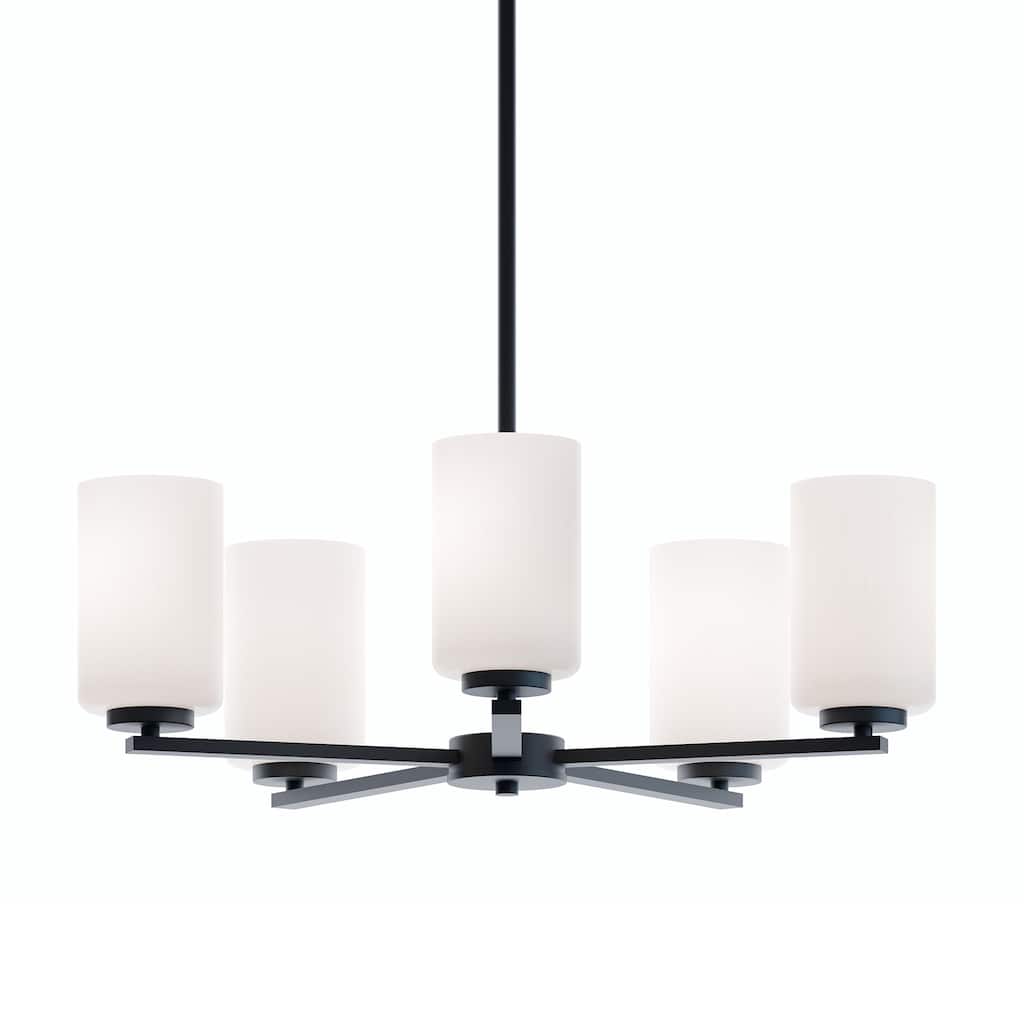 AFX LEOP24MB Leo 5 Light 24" Wide Chandelier