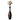 Modern Decorative Brown Textured Design Floor Flower Vase, for Living Room, Entryway or Dining Room, 31 inch