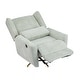 preview thumbnail 36 of 45, Boucle Metal Base Power Recliner Chair with 360° Swivel, 90°-165° Adjustable Backrest, Extended Footrest