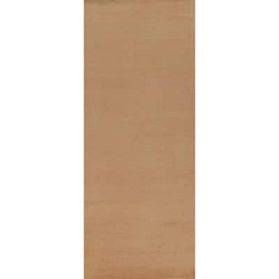 Hand Knotted Oriental 100% Wool Carpet Modern Solid Oranges & Rust Gabbeh Runner Rug - 10' 3'' X 3' 1''