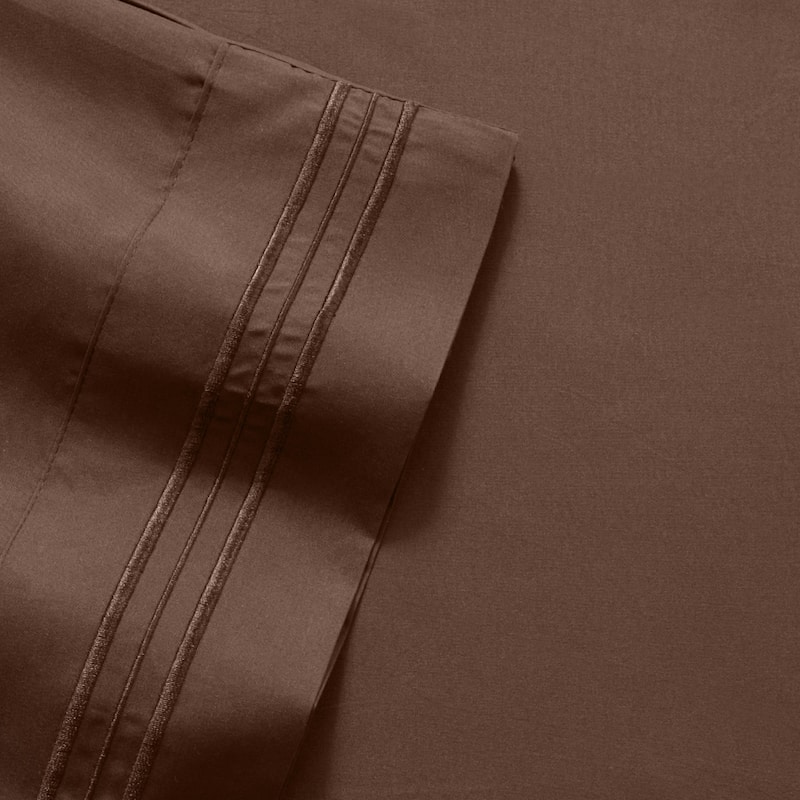 Embroidered 4-piece Bed Sheet Set