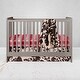 preview thumbnail 4 of 4, Glenna Jean Crib Quilt Baby Blanket Super Soft and Warm Cow Animal Print Brown & White - N/A