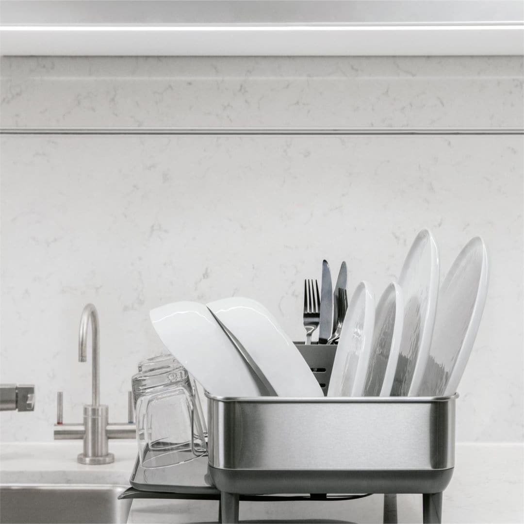 https://ak1.ostkcdn.com/images/products/is/images/direct/0ef344a46a9f490a82ca865eccfc5227e104901b/Compact-Kitchen-Dish-Drying-Rack%2C-Fingerprint-Proof-Stainless-Steel-Frame%2C-Grey-Plastic.jpg