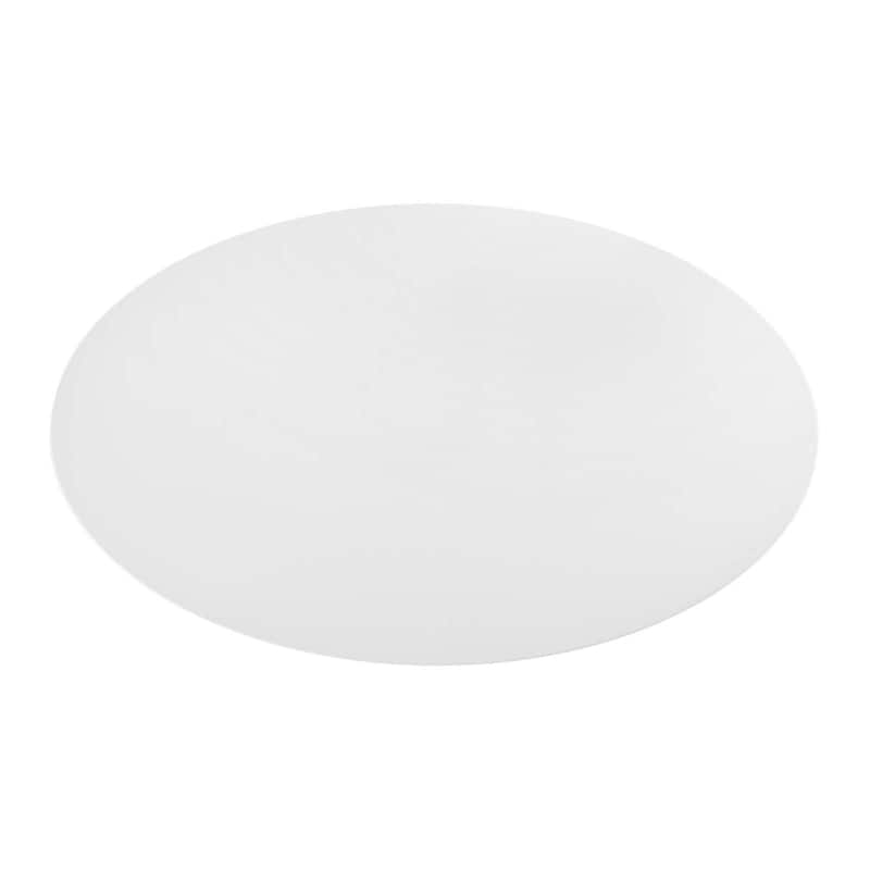 78" Oval Wood Top Dining Table