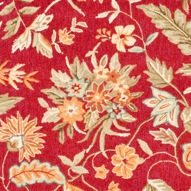 SAFAVIEH Handmade Chelsea Ashlyn French Country Floral Wool Rug