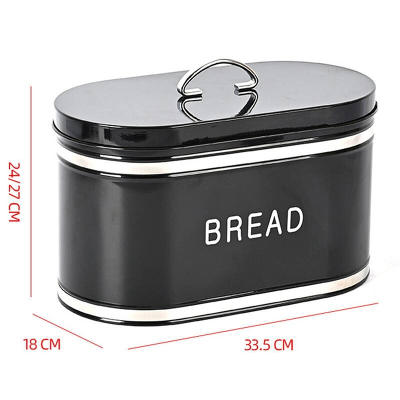Kitchen Metal Bread/Coffee/Sugar/Tea Storage Bin