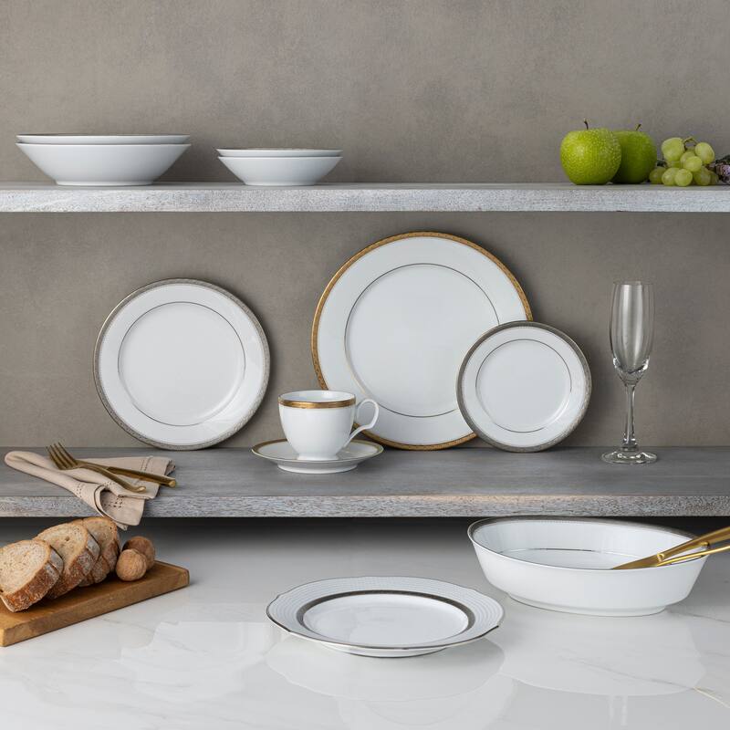 Noritake Charlotta 60-Piece Dinnerware Set, Service For 12