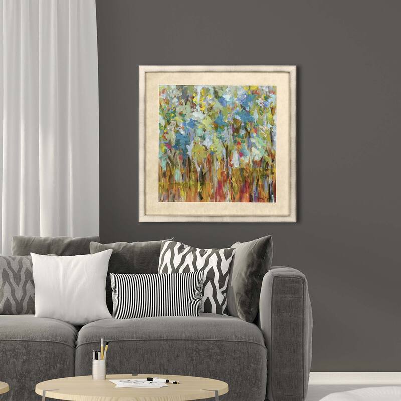Meditations in Nature Framed Art Giclee Under Glass - Blue