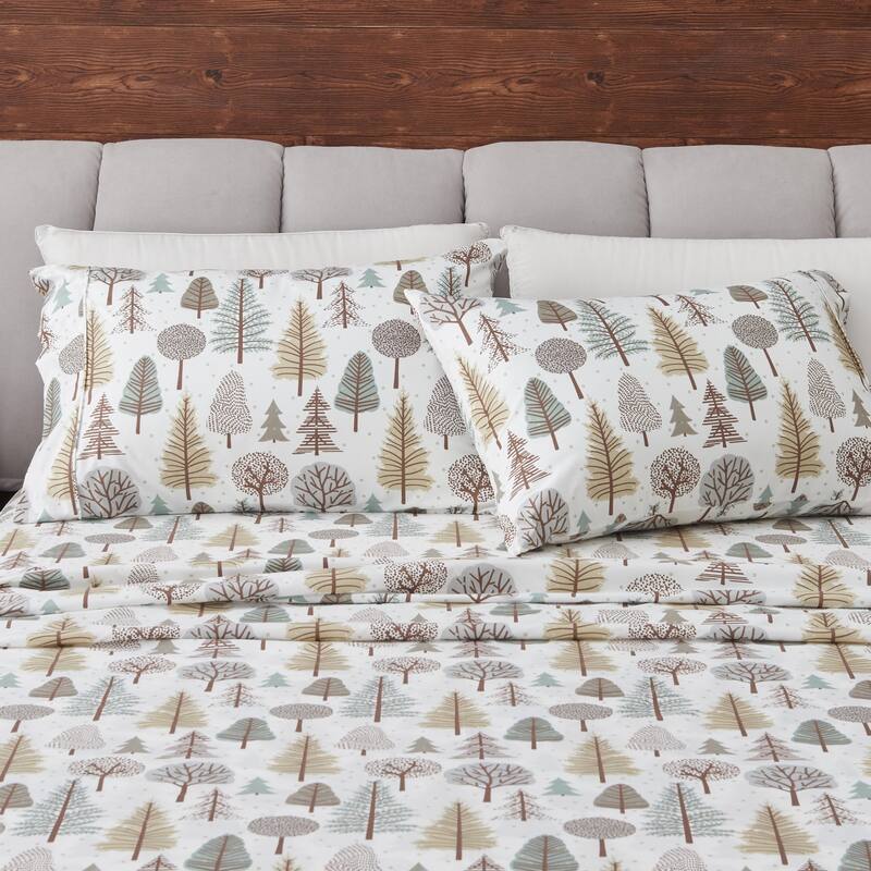 Lodge Printed Ultra-Smooth Microfiber Bed Sheet Set by Great Bay Home