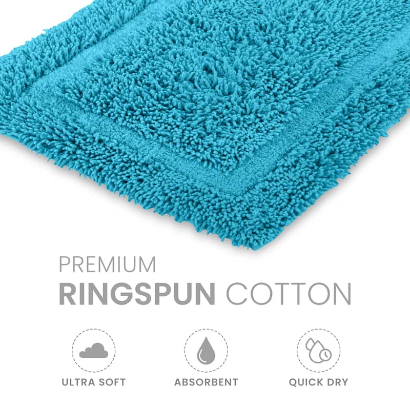 Martex 100% Cotton Quick Dry Ultra Soft & Absorbent Non Slip Bath Rug