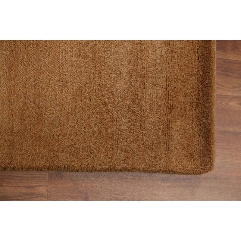 Contemporary Gabbeh Living Room Area Rug Handmade Oriental Wool Carpet - 8'3" x 11'1"