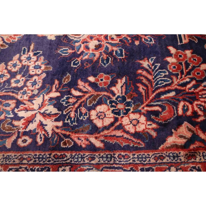 ECARPETGALLERY Hand-knotted Andelz Navy Wool Rug - 3'6 x 7'1