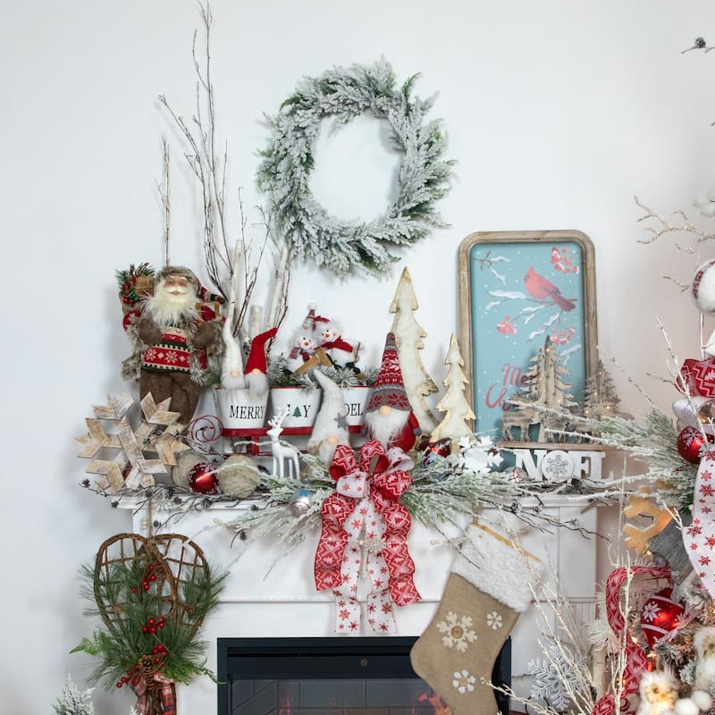 8.25" White Reindeer Christmas Decoration