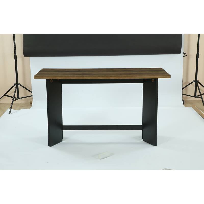 63-Inch Bar Table, Industrial Counter Height Pub Table