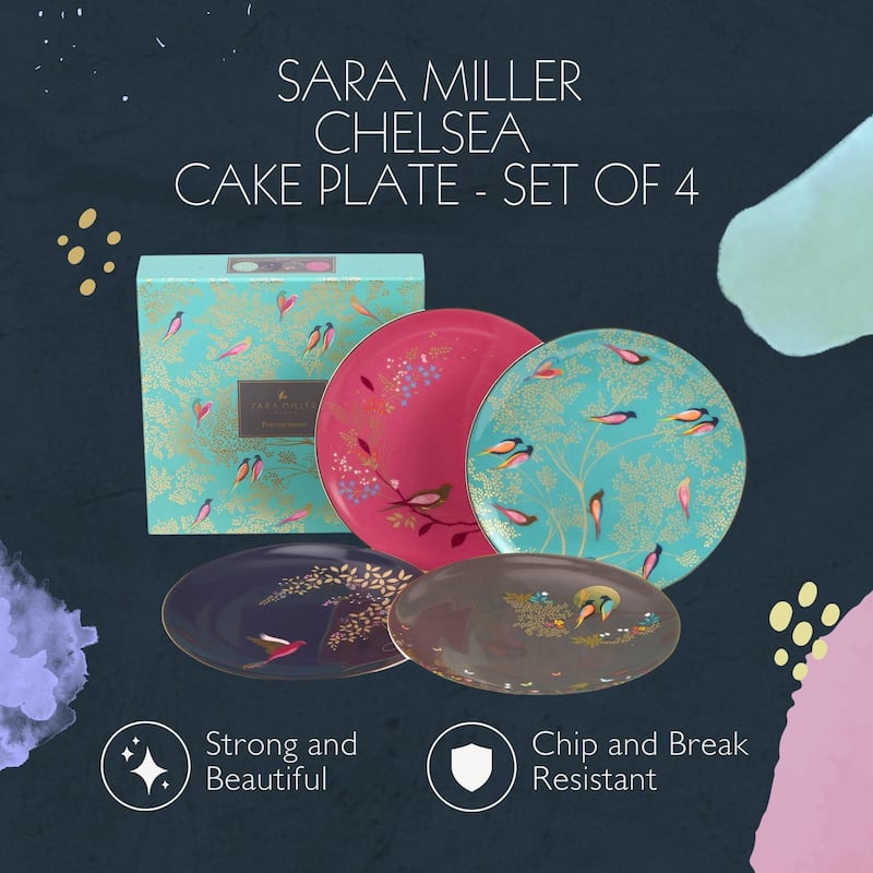 Sara Miller London Chelsea for Portmeirion Plates - 8 Inch