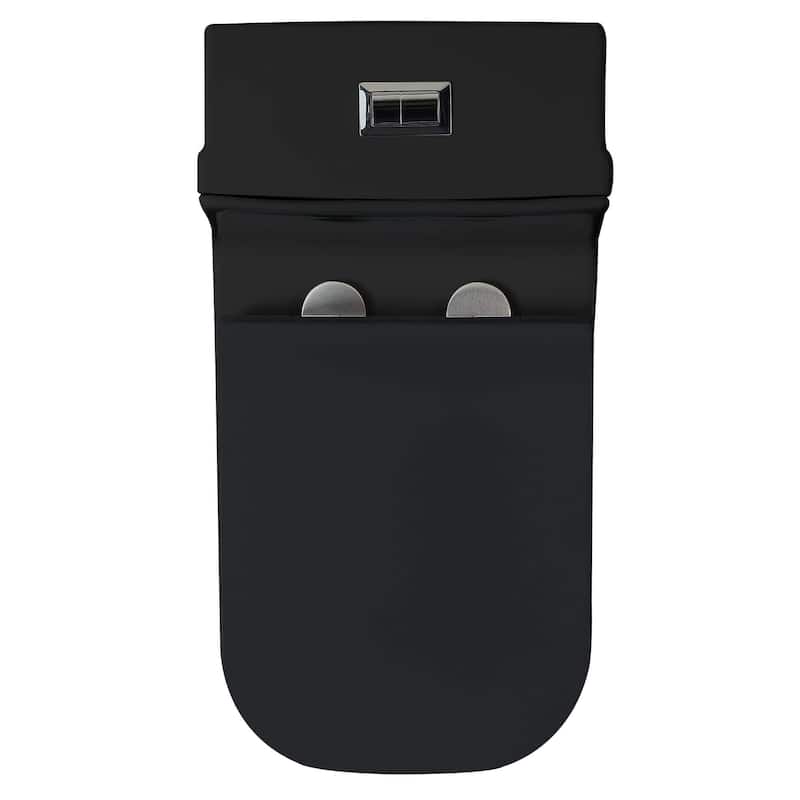 Fine Fixtures Dual-Flush Elongated One-Piece Toilet with High Efficiency Flush