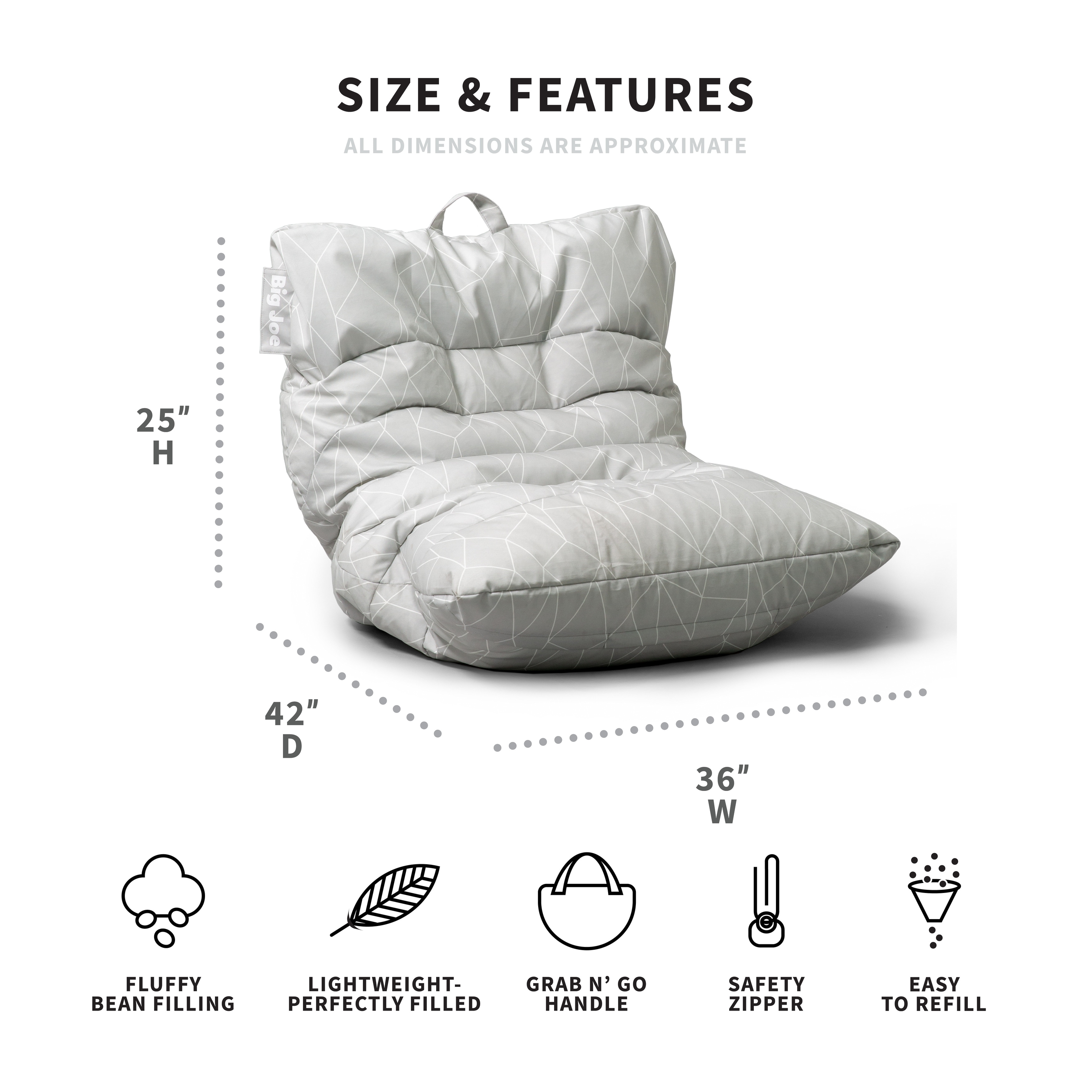 Big joe on sale floor chair