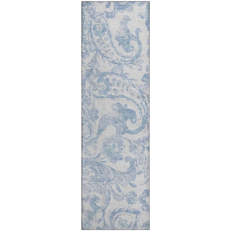 Premium Washable Super Soft Modern Paisley Mayfield Rug