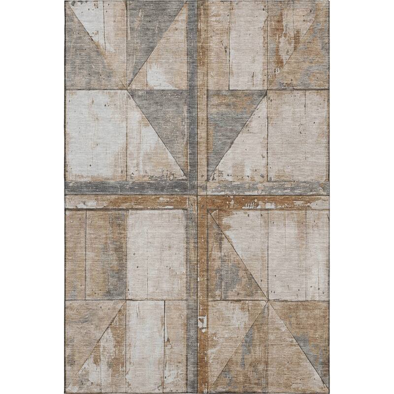 Premium Washable Super Soft Contemporary Geo Mayfield Rug