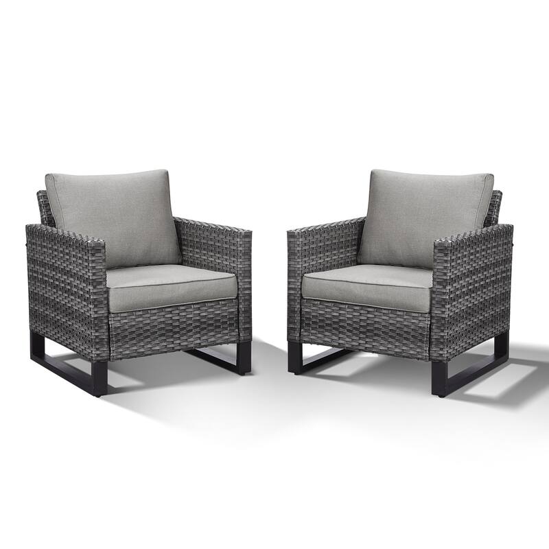 Patio Chairs Wicker Patio Dining Chairs Set of 2