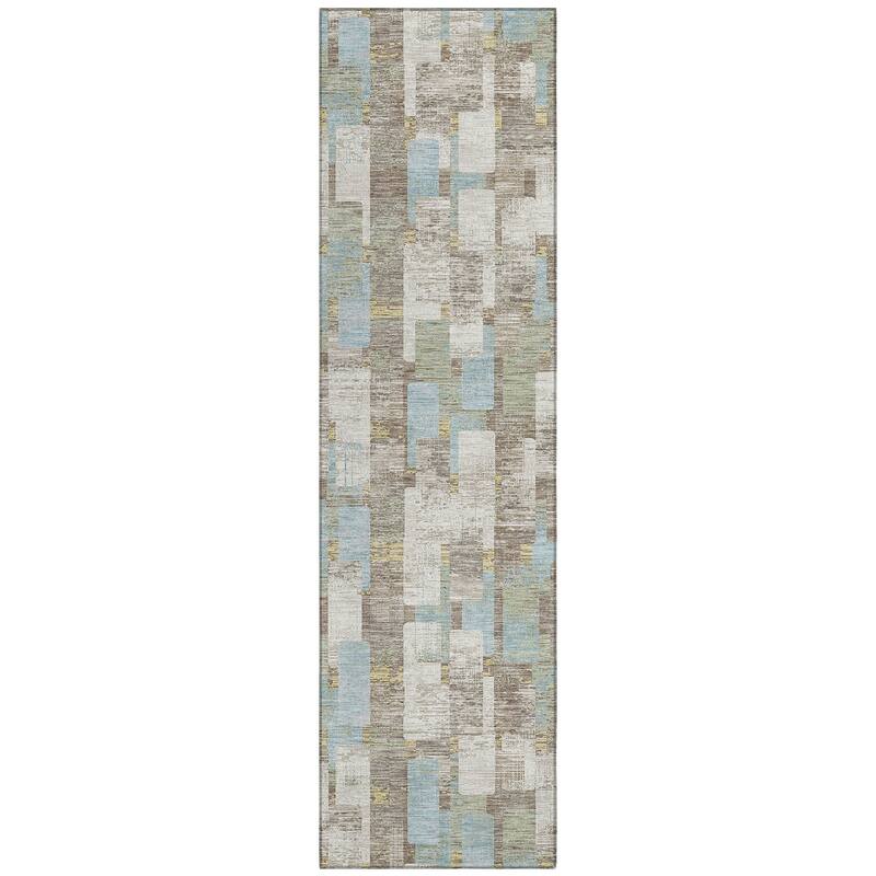 Machine Washable Indoor/ Outdoor Casual Carson Chantille Rug