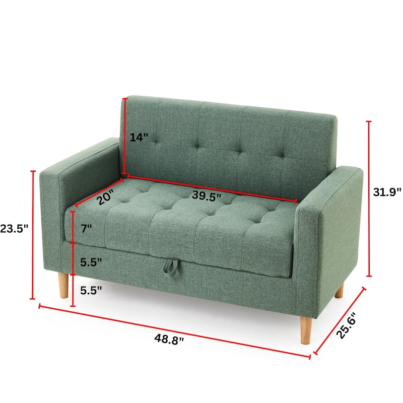 The College Storage Couch by Dorm Haul®