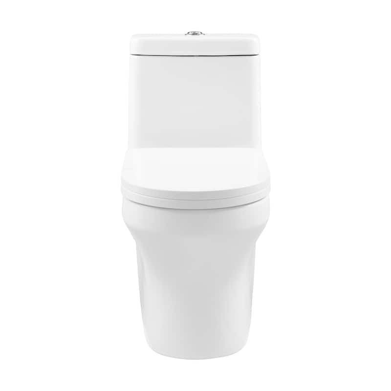 Bron One-Piece Elongated Toilet Dual Vortex Flush 1.1/1.6 gpf