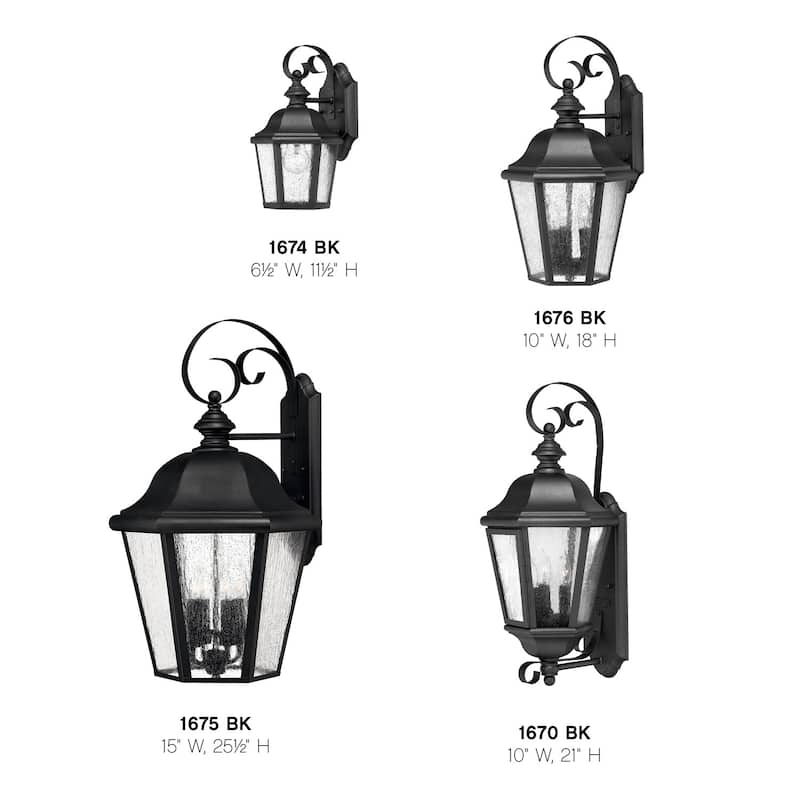 Hinkley Lighting Edgewater 3 Light 21" Tall Outdoor Wall Sconce with