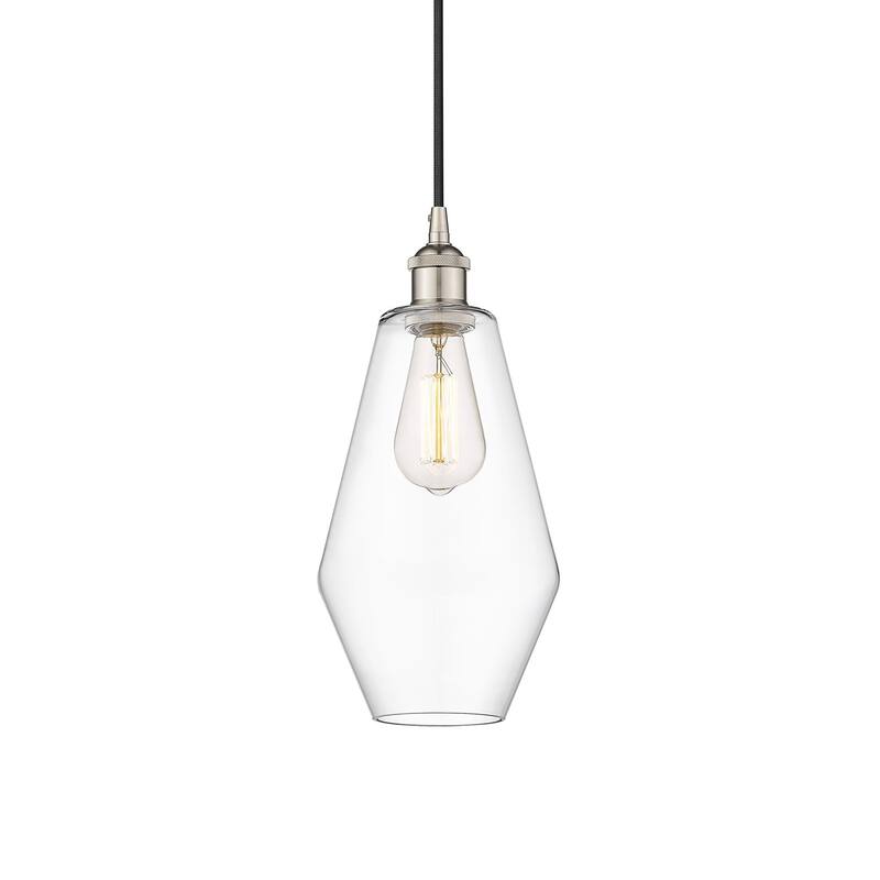 Innovations Lighting 616-1P-15-7 Cindyrella Pendant Cindyrella 7" Wide - Polished Nickel / Clear