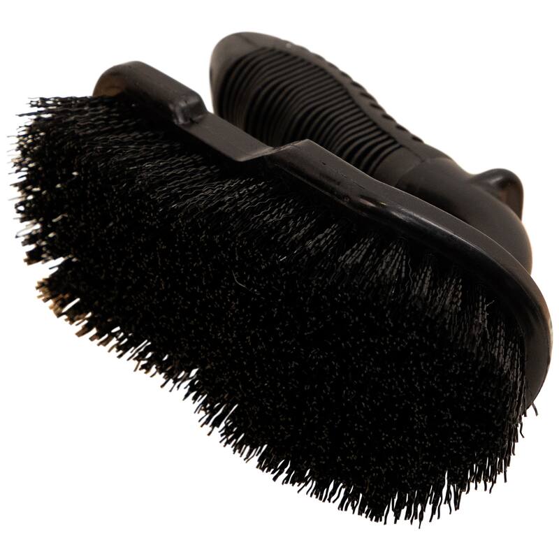 Large Hand-Held Swimming Pool Scrub Brush with Bumper - 8"