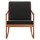 preview thumbnail 17 of 89, SAFAVIEH Outdoor Patio Furniture Vernon Rocking Chair w/ Cushion - 25.6" W x 37.7" D x 30.7" H