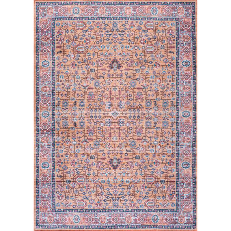 JONATHAN Y Cirali All-Over Persian Machine Washable Area Rug - 9 X 12 - Multi
