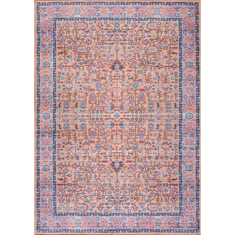 JONATHAN Y Cirali All-Over Persian Machine Washable Area Rug - 8 X 10 - Multi