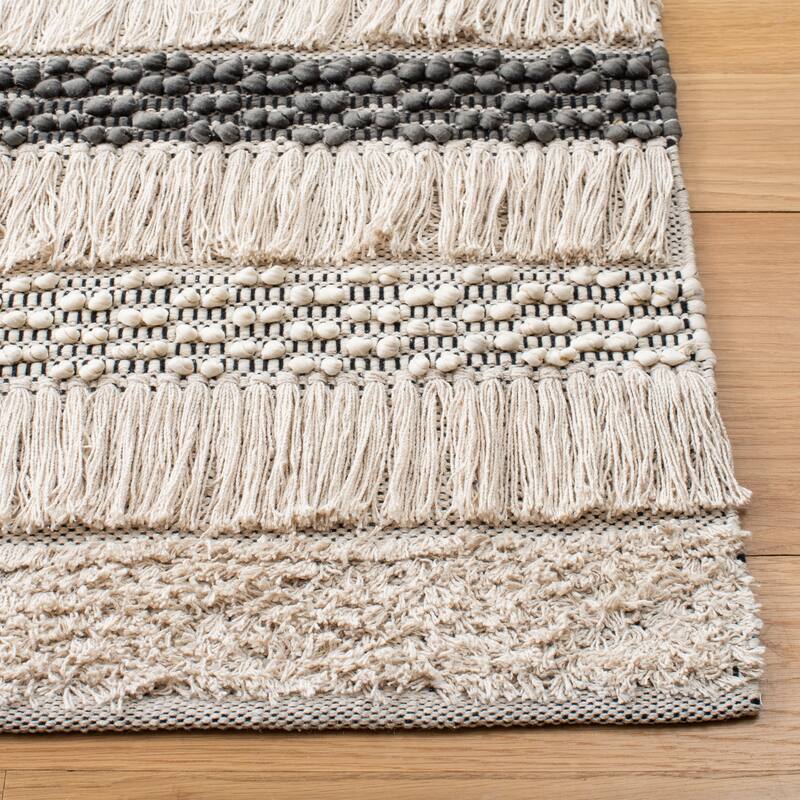 SAFAVIEH Handmade Natura Jaidyn Stripe Rug