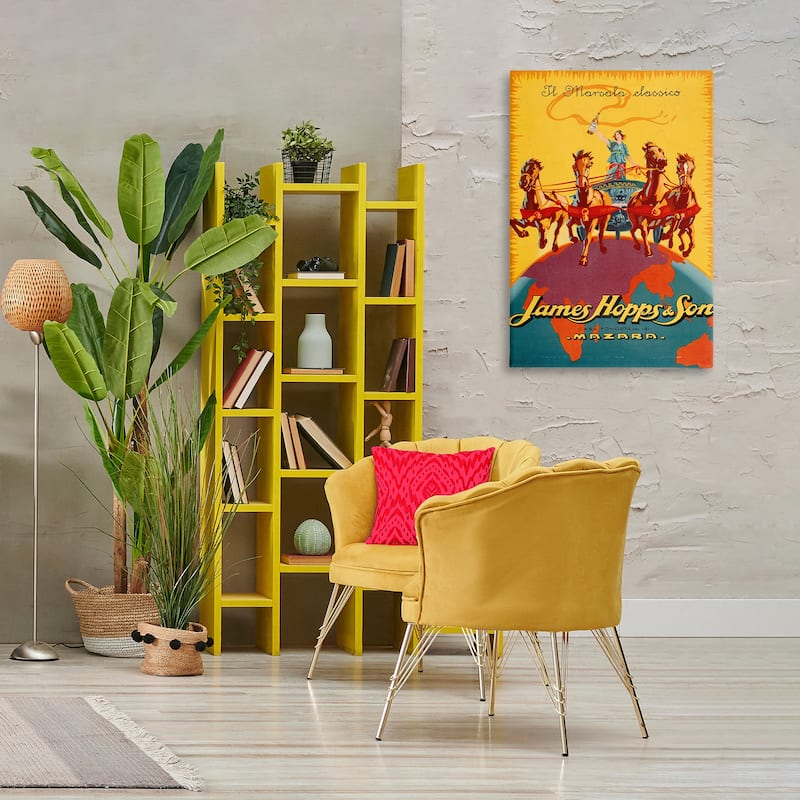 Stupell Great Bullfight Antique Advertisement Canvas Wall Art Design By Marcus Jules