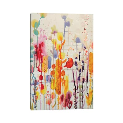 iCanvas "La Vie Comme Une Fete" by Sylvie Demers Canvas Print
