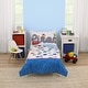 preview thumbnail 1 of 3, Disney Choose Happy Pixar Friends Multi-Colored 4 Piece Toddler Bed Set