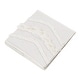 preview thumbnail 4 of 2, Ivory Boho Bohemian Collection Foldable Fabric Storage Bins - Gender Neutral Off White Farmhouse Chic Minimalist Fringe