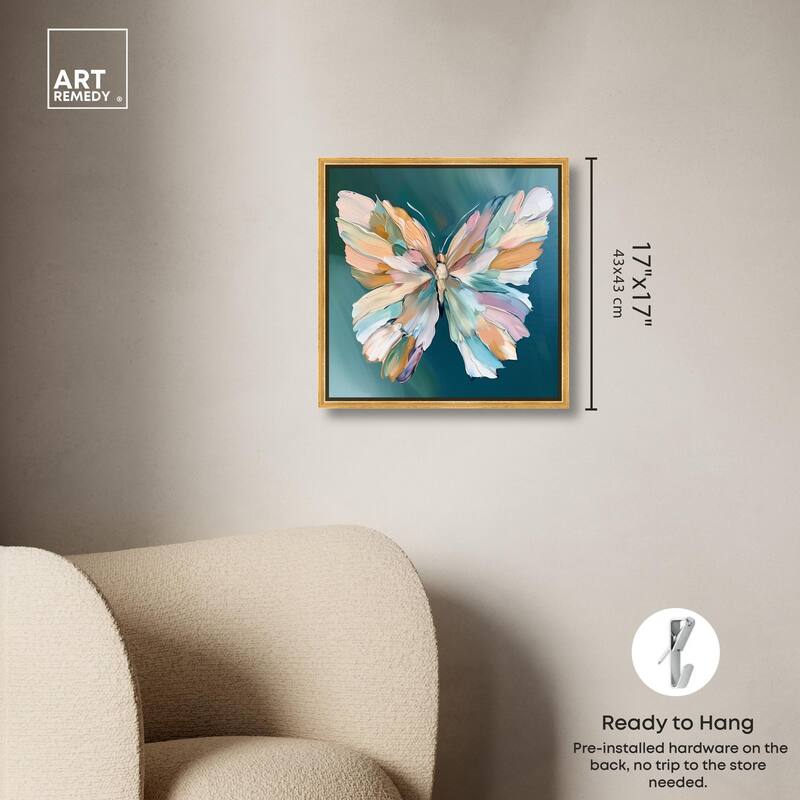 Wings of Duality Canvas by Art Remedy