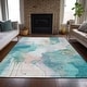 preview thumbnail 42 of 118, Machine Washable Indoor/Outdoor Abstract Dream Chantille Rug