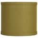 Classic Burlap Drum Lampshade, 8-inch to 16-inch Bottom Size Available - 8" - Mustard Yellow