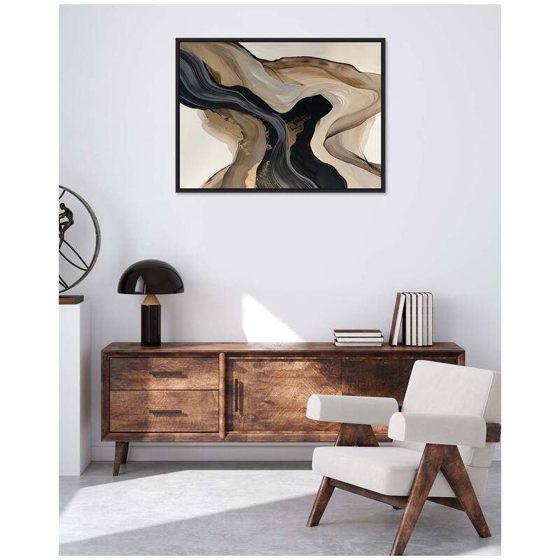 Kate and Laurel Sylvie Abstract Dream II Framed Canvas by Amy Lighthall