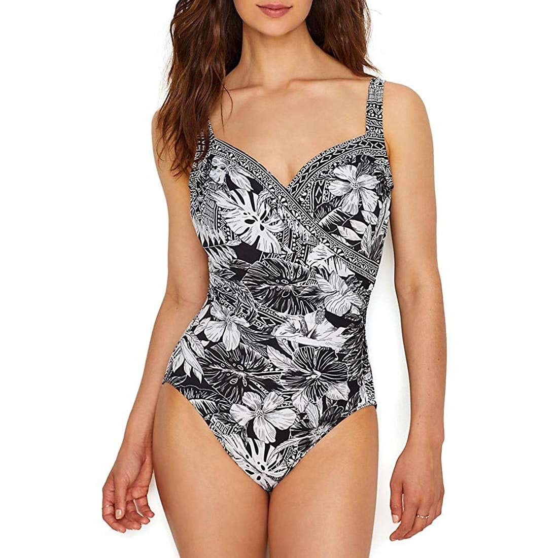 Shop Miraclesuit Women S Sanibel One Piece Surplice Underwire