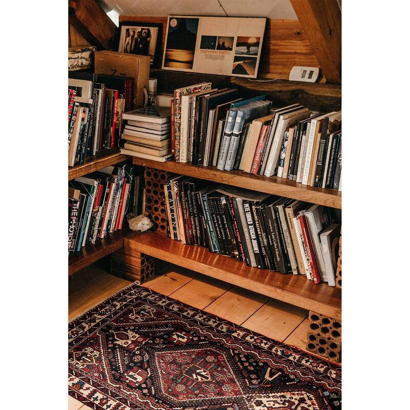 ECARPETGALLERY Hand-knotted Konya Anatolian Dark Navy, Red Wool Rug - 4'10 x 10'2